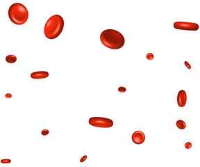 Texture of red erythrocytes for medicine.