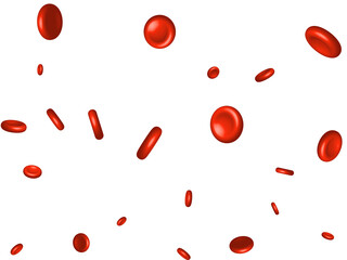 Texture of red erythrocytes for medicine.