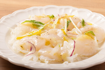 北海道産　ホタテのカルパッチョ