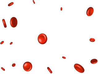 Texture of red erythrocytes for medicine.