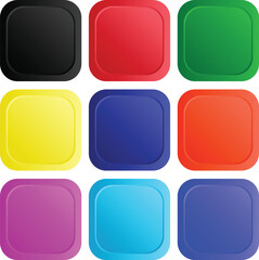 color 3d buttons for web