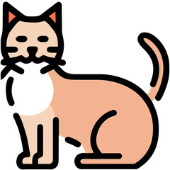 illustration of a cat icon
