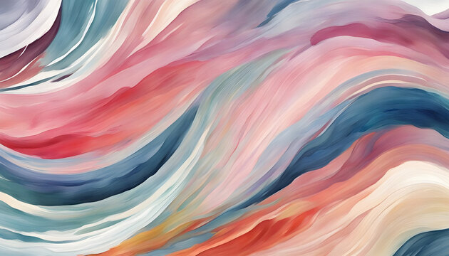 Abstract watercolor background with strokes. artistic wavy background with watercolor-like brushstrokes in various shades of a single color