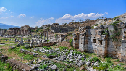 Fototapeta na wymiar Ancient Greek City Ruins