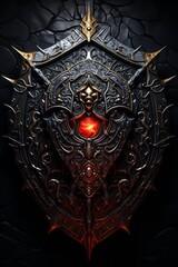 Fototapeta premium dark magic shield