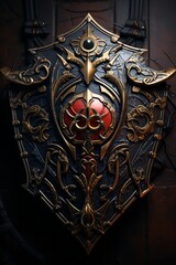 dark fantasy shield 
