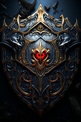 dark fantasy shield 