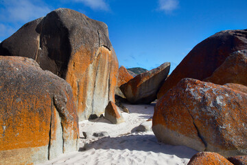 Rocks in squeaky beach, Wilsons Promontory National Park
