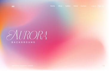 Trendy gradient mesh ambience fluid wave background abstract liquid. Soft pastel color design for banner, poster, cover, flyer, presentation, advertising, landing page