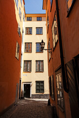 an old street in the older part of the city