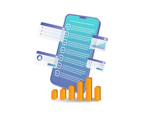 Smartphone data checklist investment business analysis