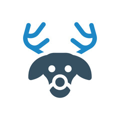 deer, reindeer icon
