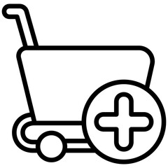 Add Product icon often used in design, websites, or applications, banner, flyer to convey specific concepts related to cyber monday, marketing, shopping.