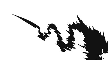 Obraz premium Abstraction explosion line motion. Vector Illustration. 