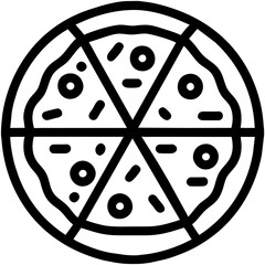 Pizza illustration, ai generated