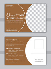 Post Card Template Layout
