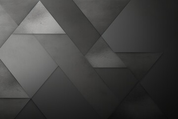 Geometric triangle shapes define this abstract modern background texture, enhanced by grainy noise. The image embodies a sophisticated interplay of lines, angles, and textures, elevating it with a tou - obrazy, fototapety, plakaty