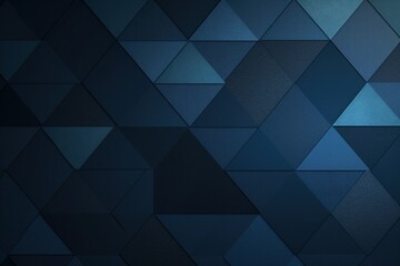 Obraz premium Blue and grey Geometric triangle shapes define this abstract modern background texture, enhanced by grainy noise. The image embodies a sophisticated interplay of lines, angles, and textures