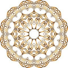 New Vactore Mandala Design Pattern PNG Template ornamental ornament