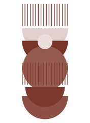 Abstract Silhouette Minimalist Graphic Boho Contour Decor Symbol Element PNG Icon 