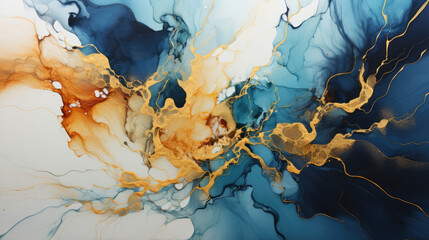 KinTsugi Marble Abstract: The art of embracing imperfections in elegance