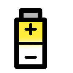 Yellow battery icon
