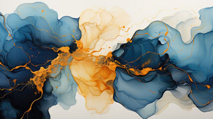 KinTsugi Marble Abstract: The art of embracing imperfections in elegance