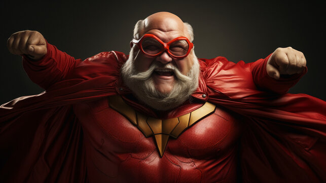Funny Superhero. Generative Ai