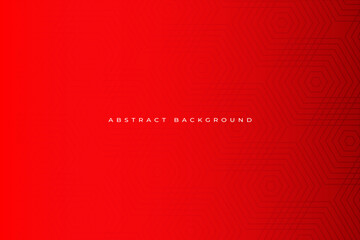 Abstract hexagon background in red colors - obrazy, fototapety, plakaty