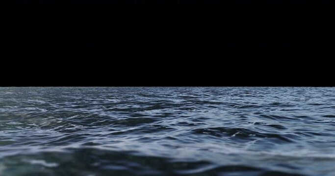 3D slow-motion animation of a calm ocean.
Perfect loop and alpha channel to integrate any background