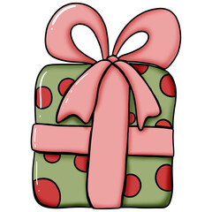 gift box with ribbon