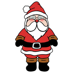 cartoon santa claus