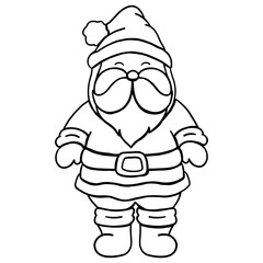 cartoon santa