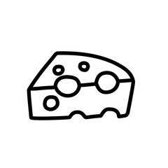 Cheese line icon