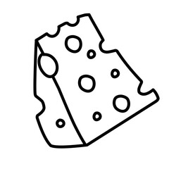 Cheese line icon