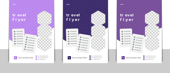 Creative Corporate & TREVEL Flyer Brochure Template