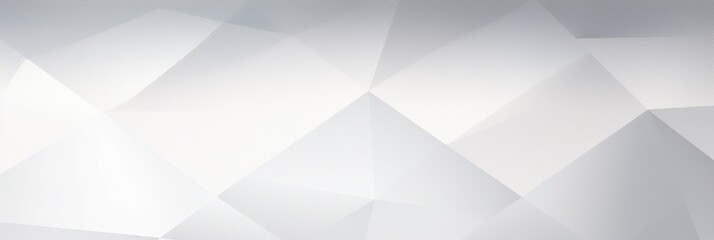 White and Grey Grainy Shaded Geometry: Abstract background texture in triangular forms, infused with subtle noise, creating a gradient of visual intrigue, web banner
