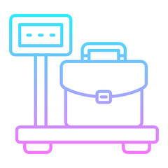 Weight Scale Gradient Icon
