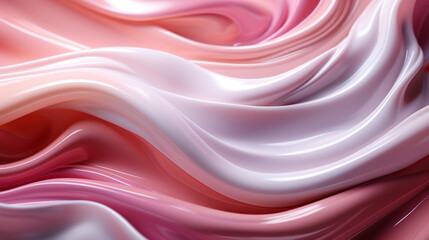 Obraz premium Abstract background of glossy color swirls with dynamic smooth perfect flowing wave lines. Element design for stylish, fashion, trendy, futuristic technology background concept