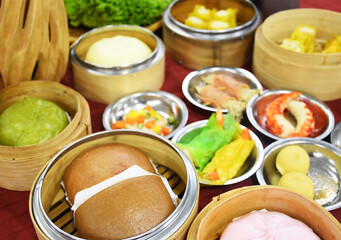 Thai Traditional Breakfast Dim Sum homemade 