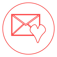 red email icon,  web, message, mail, business, internet, vector, communication, icon, letter, symbol, illustration, website, sign, envelope, contact, send, address, flat, design, isolated, information