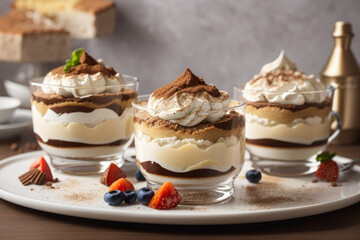 Savor Italy's diverse flavors in our Tiramisu selection. Explore a range of styles and variations to find the perfect one for your taste buds.