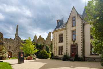 Fototapeta na wymiar 19th century Chateau de Bressuire, Bressuire, Deux-Sèvres, Nouvelle-Aquitaine, France