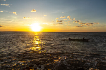 sunrise over the sea