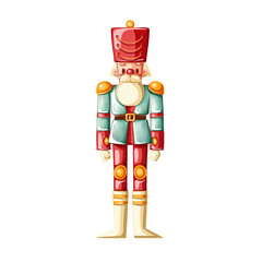 Watercolor Nutcracker Illustration