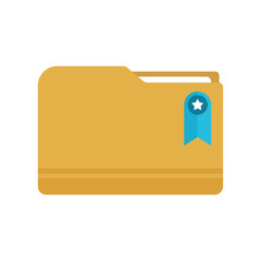 folder bookmark icon vector illustration