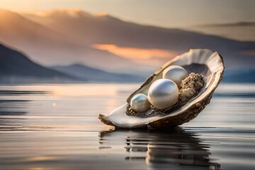 pearl in the sea