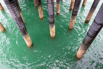 Norfolk, pier stilts