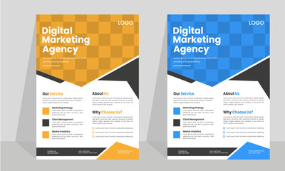 Corporate Business Flyer Template Design. Modern Flyer Design.