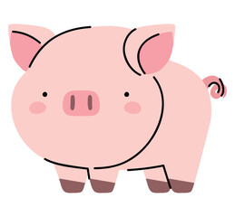 cute pig design